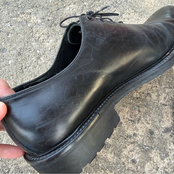 Rare Johnston & Murphy Black Leather Lace Dress Shoes Men’s Size 9 main image 14